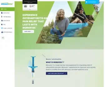Monovisc.ca(Monovisc®) Screenshot