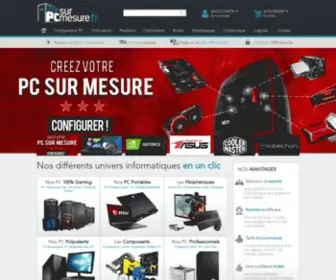 Monpcsurmesure.fr(Assembleur de PC sur mesure en Ligne) Screenshot