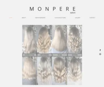 Monperethesalon.com(Hair Extension Specialist) Screenshot