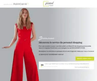 Monpersonalshopping.eu(Découvrez le service du personal shopping) Screenshot