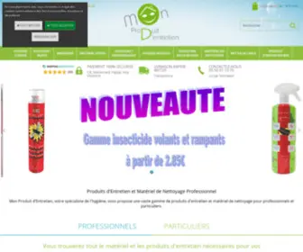 Monproduitdentretien.com(Produits d’Entretien nettoyage & Matériel de Nettoyage) Screenshot