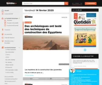 Monquotidien.fr(Playbac Presse Digital: journaux jeunesse Le Petit Quotidien) Screenshot