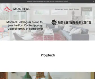 Monrealholdings.com(Post Contemporary Capital) Screenshot