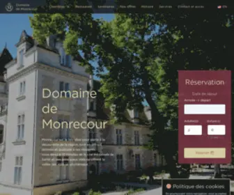 Monrecour.com(Domaine de Domaine de Monrecour) Screenshot