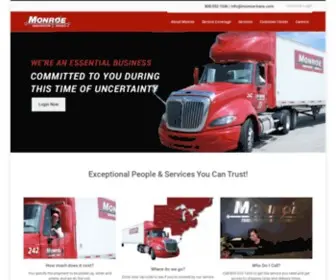 Monroe-Trans.com(Monroe Transportation) Screenshot