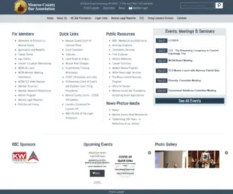 Monroebar.org(Monroe County Bar Association) Screenshot