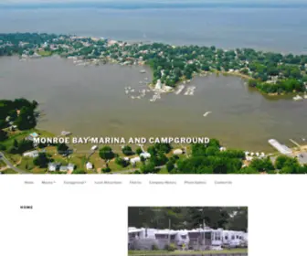 Monroebaymarina.com(The Potomac River) Screenshot