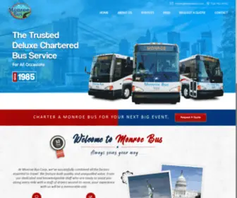 Monroebus.com(Monroe Bus) Screenshot