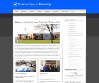 Monroechartertownship.org(Monroe) Screenshot