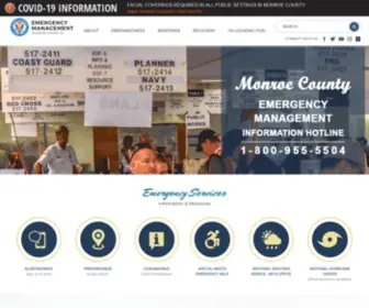 Monroecountyem.com(Emergency Management) Screenshot