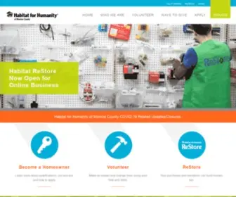Monroecountyhabitat.org(Habitat for Humanity) Screenshot
