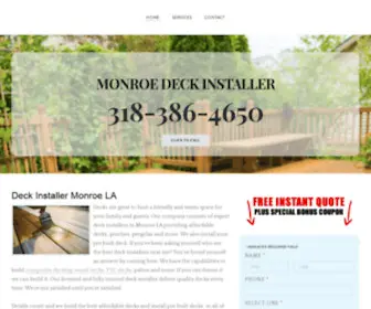Monroedecks.com(monroedecks) Screenshot
