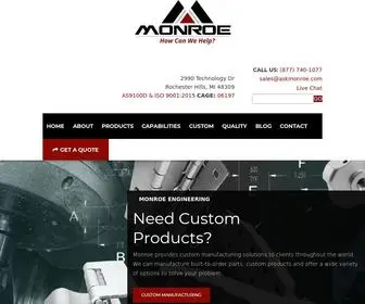 Monroeengineering.com(Monroe Engineering) Screenshot