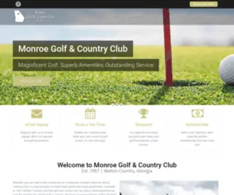 Monroegcc.com(Monroe Golf and Country Club) Screenshot