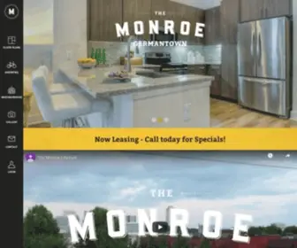 Monroegermantown.com(Germantown Apartments for Rent) Screenshot
