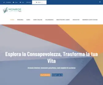 Monroeinstitute.it(The Monroe Institute Italia) Screenshot