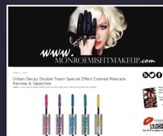 Monroemisfitmakeup.com(Beauty Blog) Screenshot