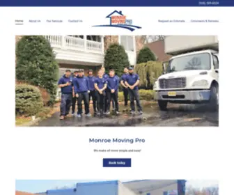 Monroemovingpro.com(Monroe Moving and Storage Pro) Screenshot