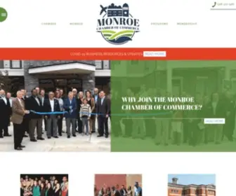 Monroe.org(Monroe Chamber of Commerce) Screenshot