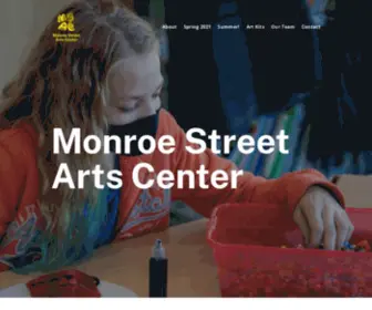 Monroestreetarts.org(Monroe Street Arts Center) Screenshot