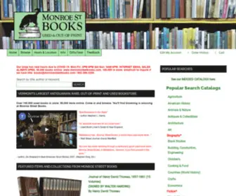 Monroestreetbooks.com(Monroe Street Books) Screenshot