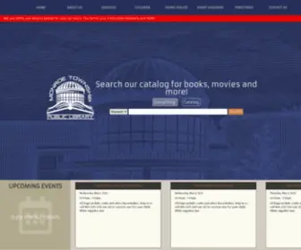 Monroetpl.org(Monroe Township Public Library) Screenshot