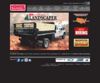 Monroetruck.com(Monroe Truck Equipment) Screenshot