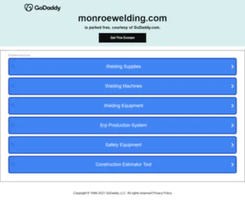 Monroewelding.com(New Page 1) Screenshot