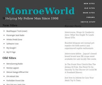 MonroeWorld.com(Helping My Fellow Man Since 1998) Screenshot
