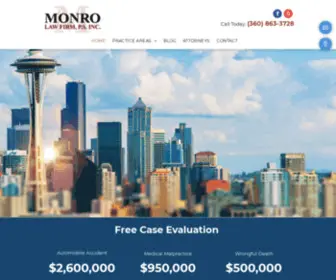 Monrolawfirm.com(Monro Law Firm) Screenshot