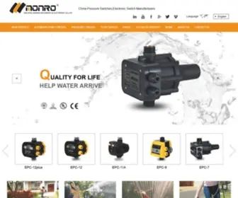 Monroswitch.com(Wholesale Monro Electrical Compressor Pressure Control Switches Manufacturer) Screenshot