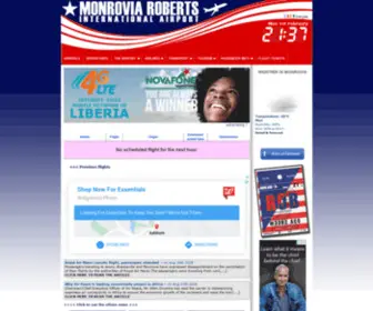 Monrovia-Airport.com(Monrovia International Airport) Screenshot