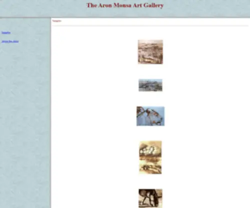 Monsa.net(The Aron Monsa Art Gallery) Screenshot