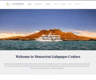 Monserrat-Cruise.info(Monserrat Galapagos Cruises) Screenshot