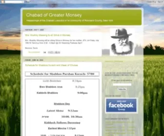 Monseychabad.com(Chabad of Greater Monsey) Screenshot