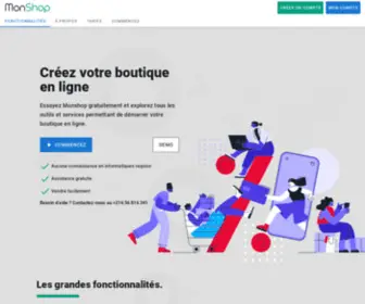 Monshop.io(Créez votre boutique en ligne) Screenshot