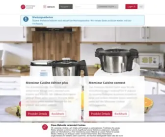 Monsieur-Cuisine.com(Monsieur cuisine) Screenshot
