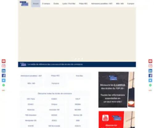 Monsieur-Ecoles-DE-Commerce.com(Accueil) Screenshot