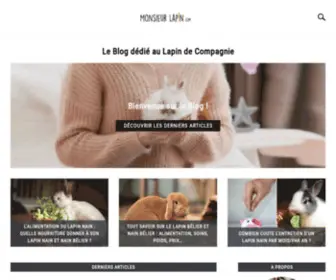 Monsieur-Lapin.com(Monsieur Lapin) Screenshot