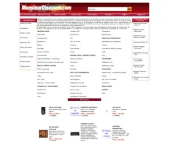 Monsieurdiscount.com(Caméscope) Screenshot