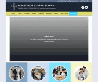 Monsignorclarkeschool.org(Monsignor Clarke) Screenshot