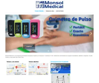 Monsolmedical.com(Equipos Medicos para el Hogar y Hospital) Screenshot