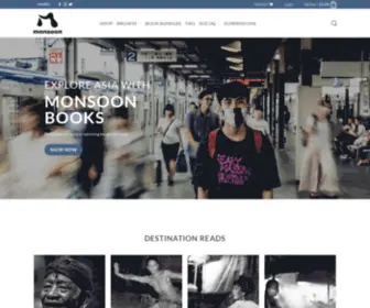 Monsoonbooks.co.uk(Publisher of books on Asia) Screenshot