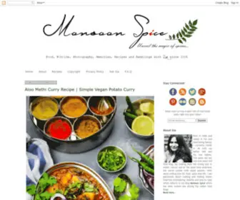 Monsoonspice.com(Monsoon Spice) Screenshot