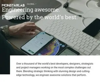 Monstar-Lab.com(Digital Consulting & Product Development) Screenshot