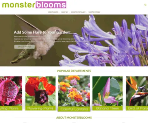 Monsterblooms.com(Monsterblooms) Screenshot