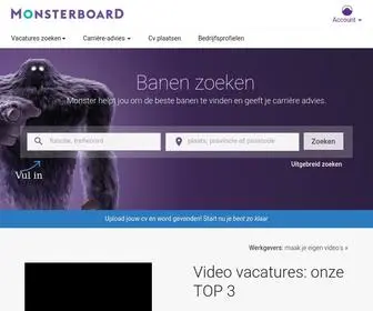Monsterboard.nl(Werk Zoeken) Screenshot