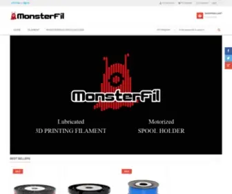 Monsterfil.com(Premium 3D printing filament) Screenshot