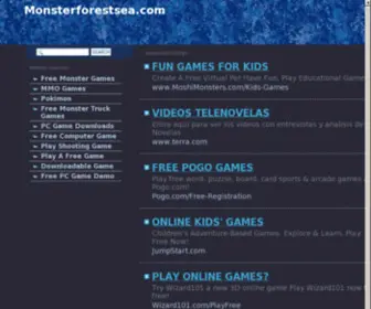 Monsterforestsea.com(เว็บ) Screenshot