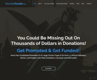 Monsterfunder.com(MonsterFunder) Screenshot